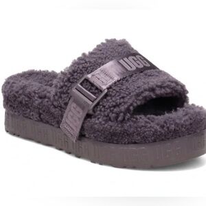 UGG W Fluffita Gray Slide